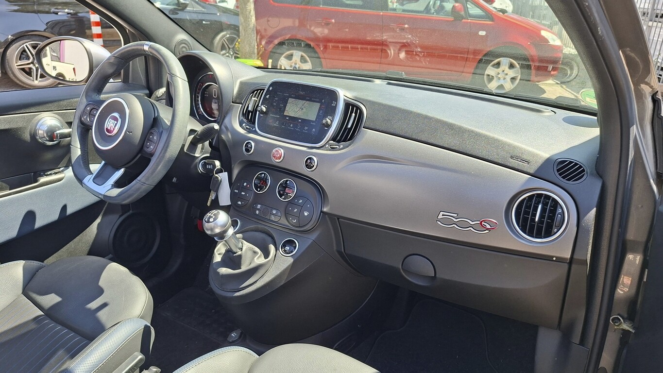 Fiat 500C 1.2 8V 69 RockStar GPS radars Clima 184546067 9